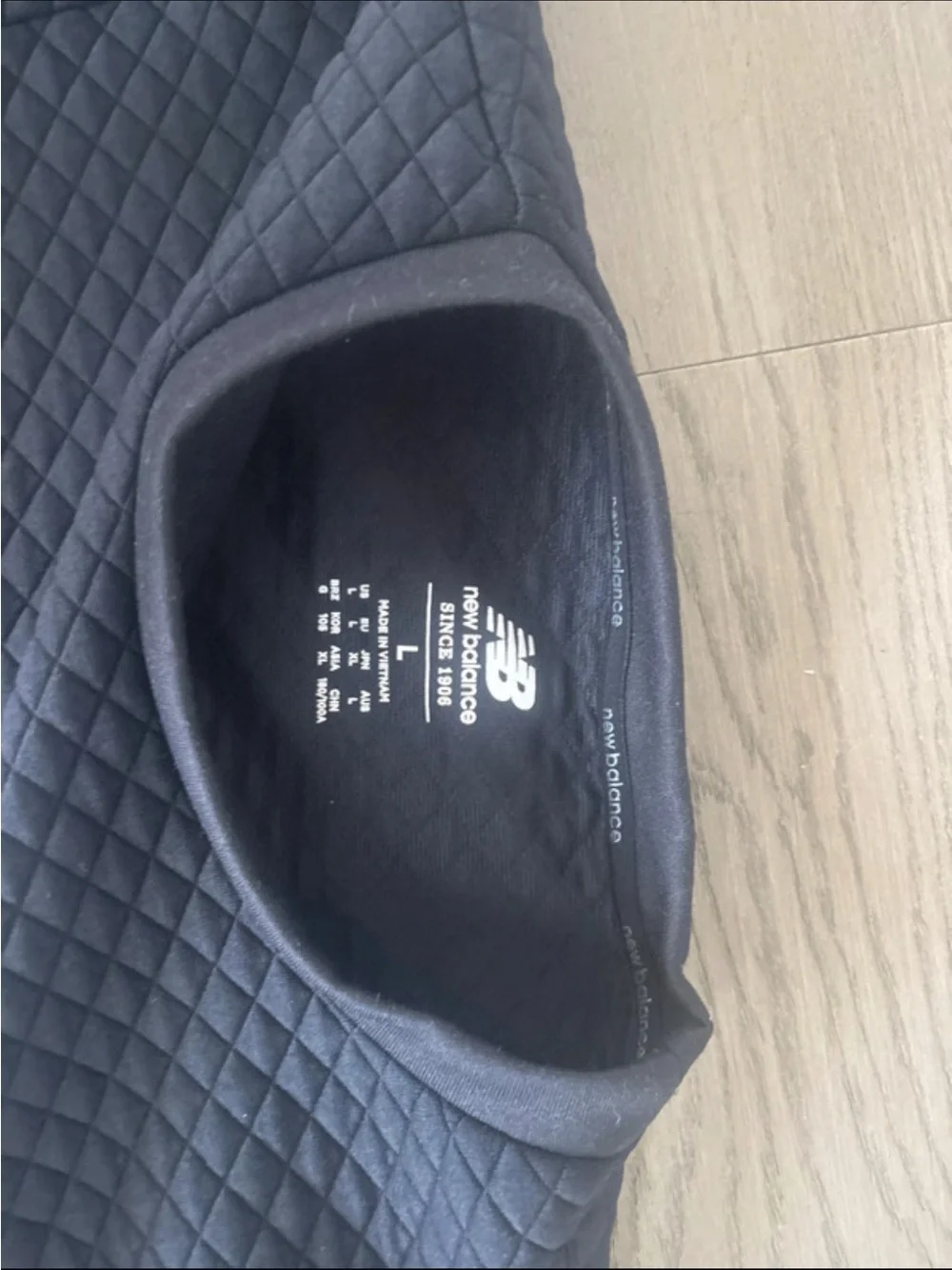 New Balance diamond quilted